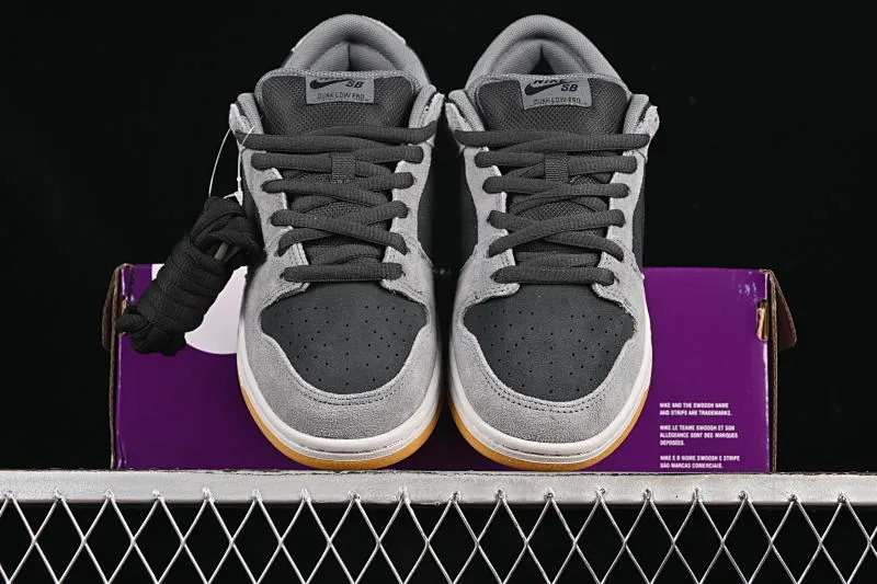 All categories Nk SB Dunk series Nk SB Dunk Low low-top sneakers Nike SB Dunk Low black gray low-top casual sneakers HF3063-001